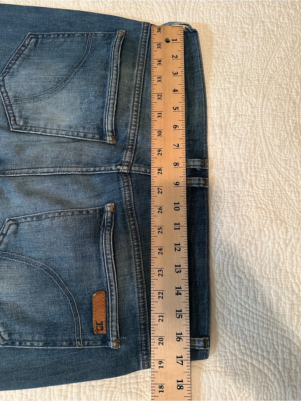 Joe’s Jeans Mens Classic Fit Bootcut Jean Medium Wash Distressed Faded Denim 32 - Picture 8 of 9